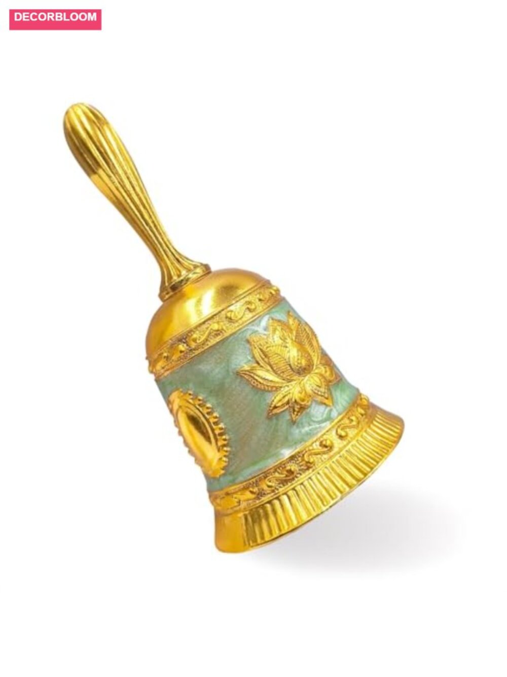 Lotus Hand Call Bell Zinc Alloy Service Bell Wedding Dinner Prayer